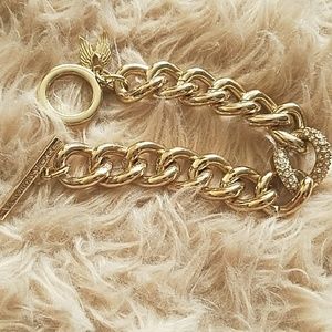 Gold tone Victoria's Secret bracelet